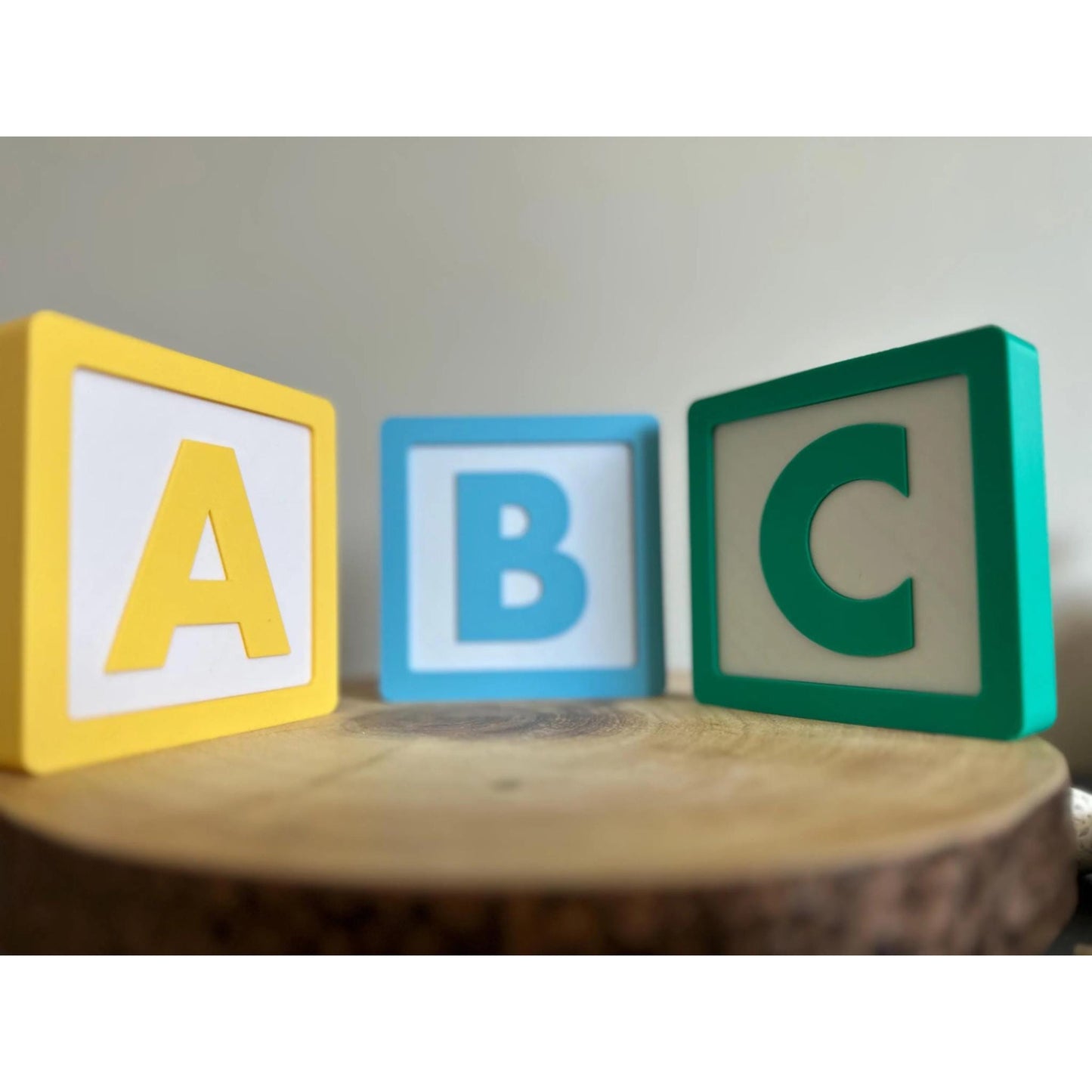 3D Printed ABC Blocks: Nursery Decor, Educational Alphabet Toys