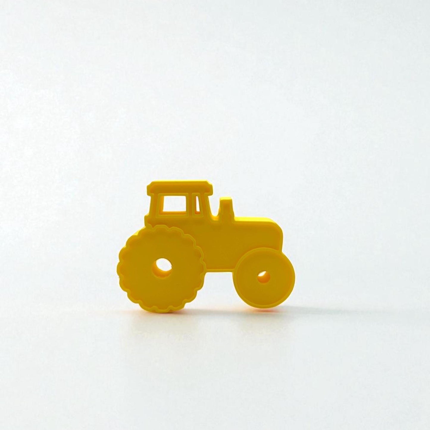 3D Printed Tractor Drawer Pull: Yellow Farm Nursery Knob