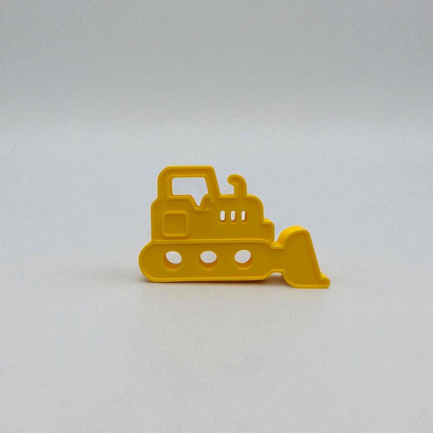 Yellow Bulldozer Drawer Pull – Construction Vehicle Knob for Kids' Dresser or Cabinet