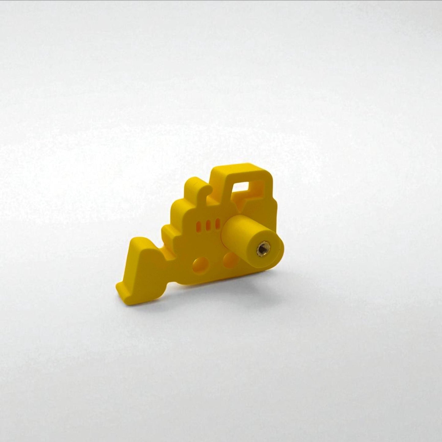 Yellow Bulldozer Drawer Pull – Construction Vehicle Knob for Kids' Dresser or Cabinet