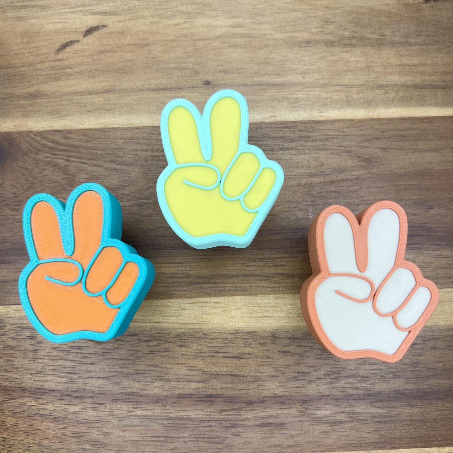 Peace Sign Drawer Pull: 3D Printed Boho Nursery Knob