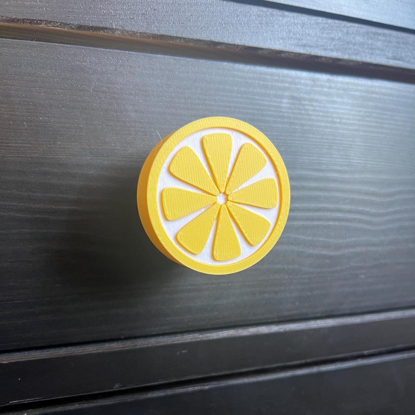 Citrus Drawer Knobs: 3D Printed Lime, Lemon, Orange - Kids' Room Decor