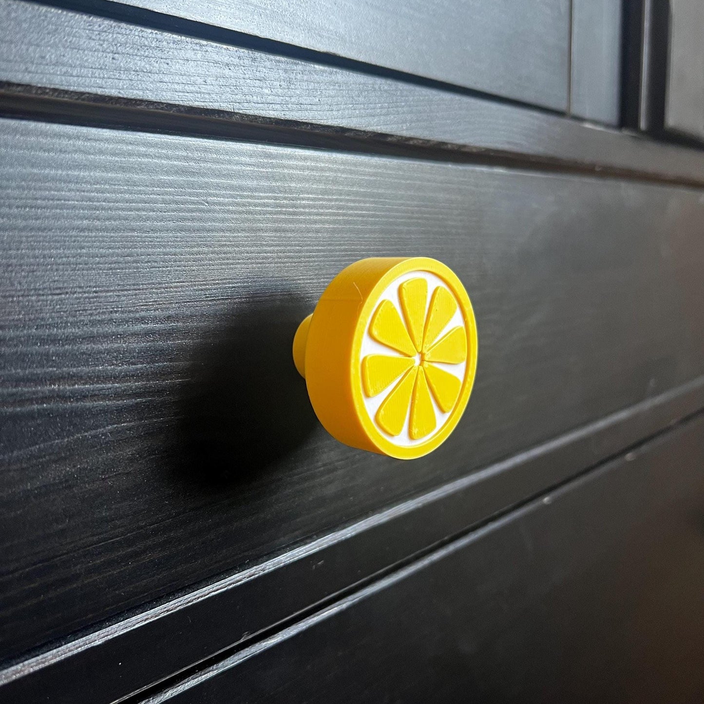 Citrus Drawer Knobs: 3D Printed Lime, Lemon, Orange - Kids' Room Decor