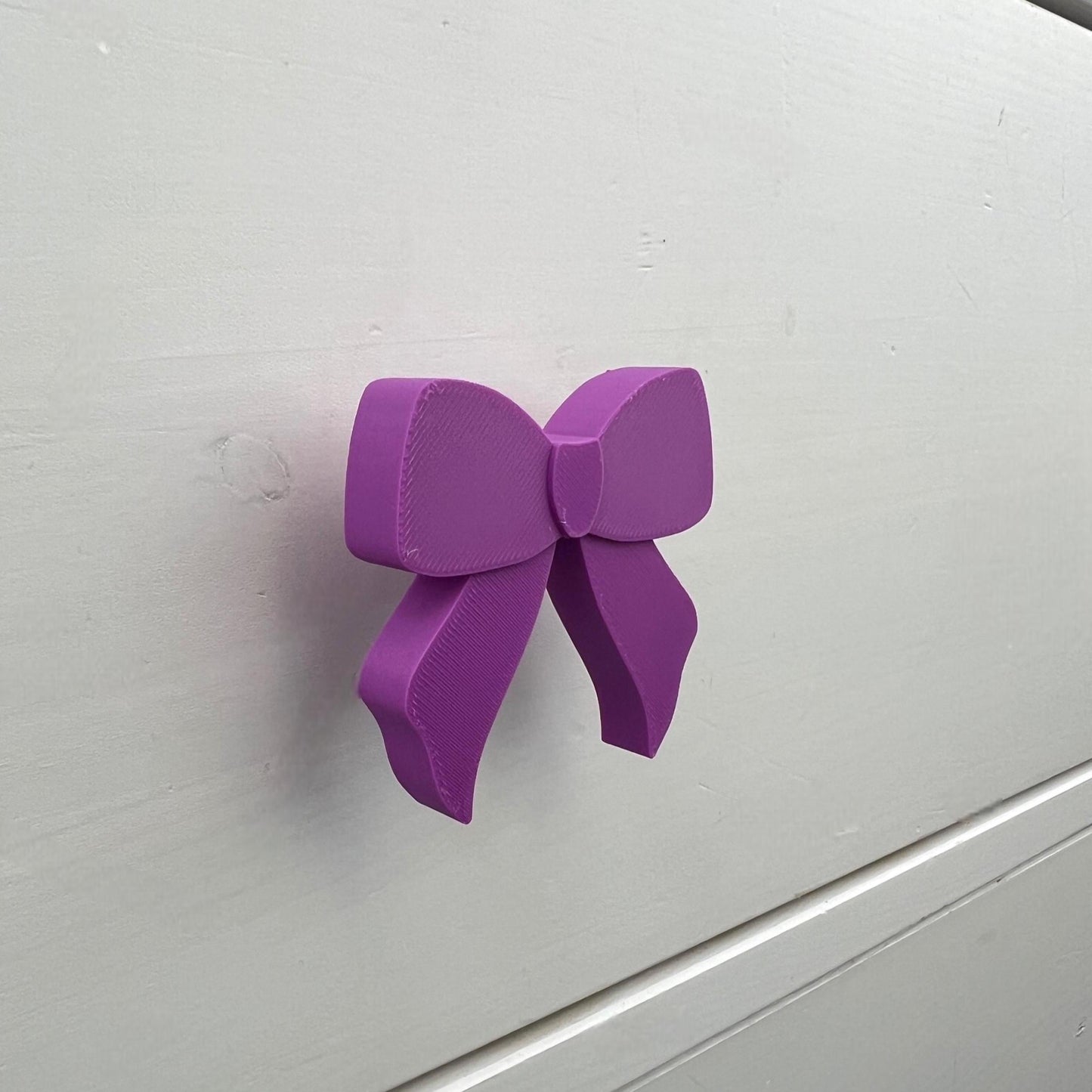 3D Printed Bow Drawer Pulls: Colorful Nursery & Kids Room Decor