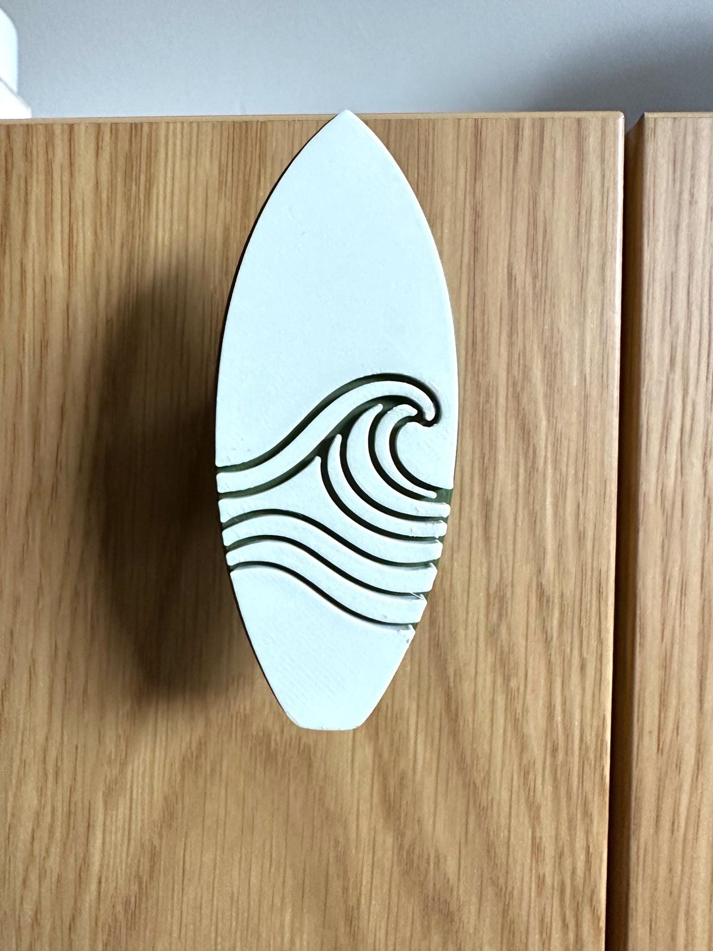 3D Printed Surfboard Drawer Pull: Coastal Kids Room Decor