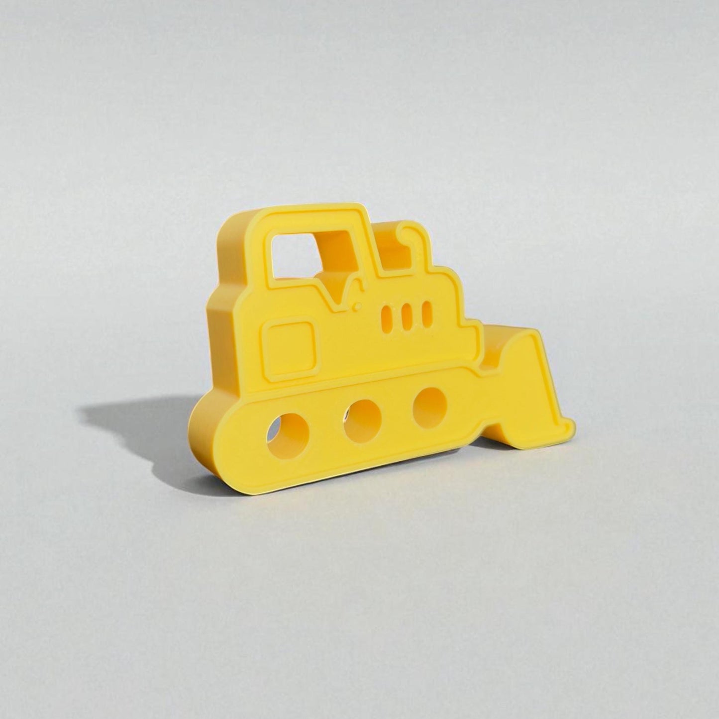 Yellow Bulldozer Drawer Pull – Construction Vehicle Knob for Kids' Dresser or Cabinet