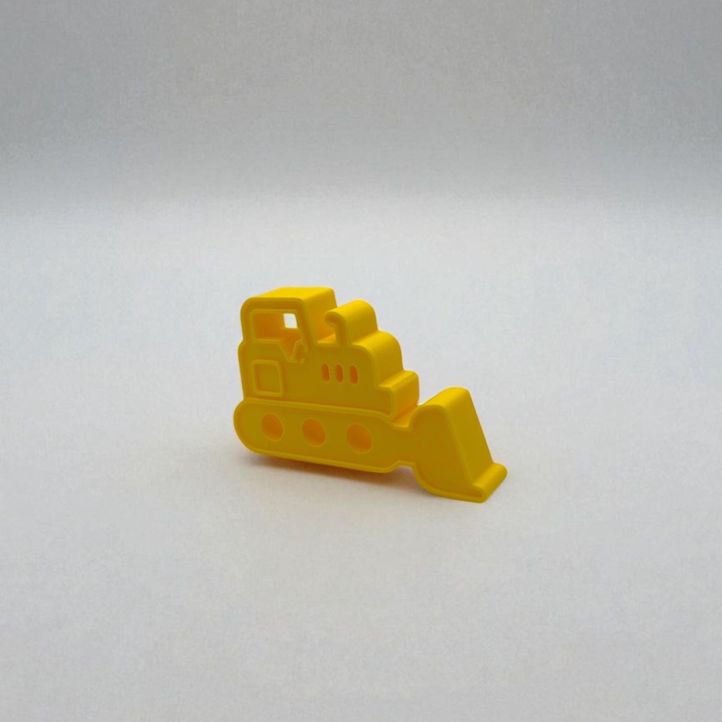 Yellow Bulldozer Drawer Pull – Construction Vehicle Knob for Kids' Dresser or Cabinet
