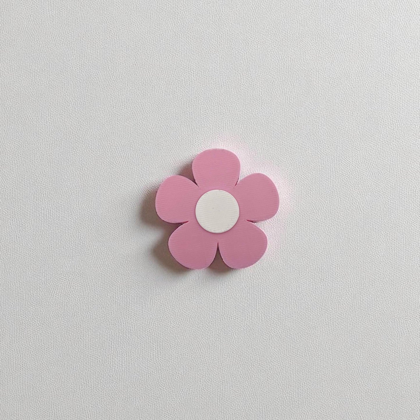 Pink Flower Drawer Pull: Kids Room Decor, Floral Cabinet Knob