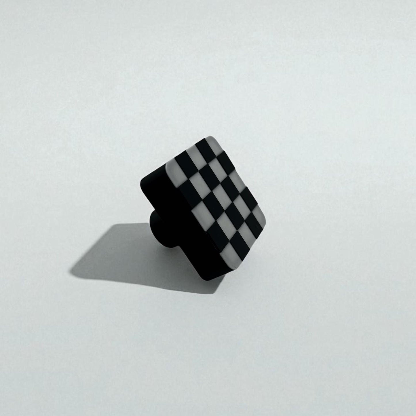 Checkerboard Drawer Knob: 3D Printed Skater Style Cabinet Pull