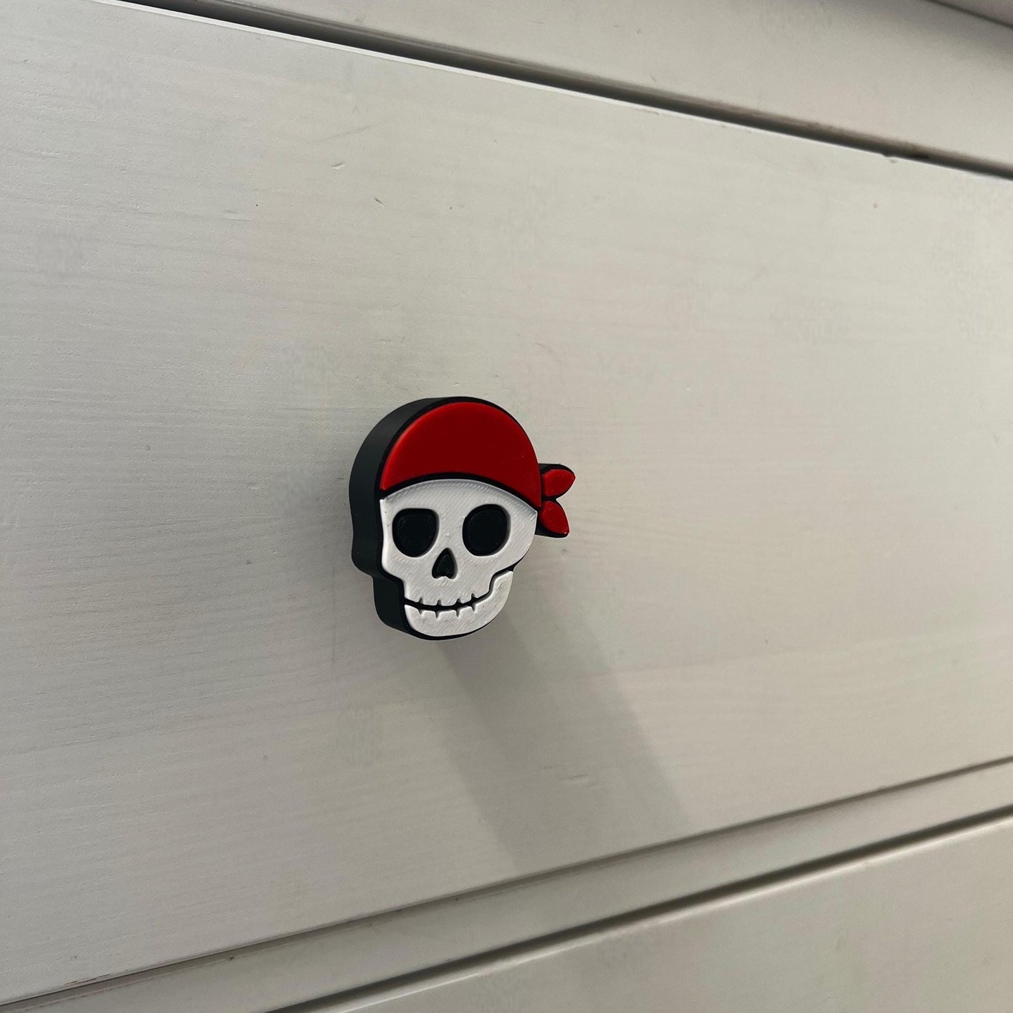 3D Printed Pirate Drawer Pulls: Nautical Kids Room Decor, Set of 8