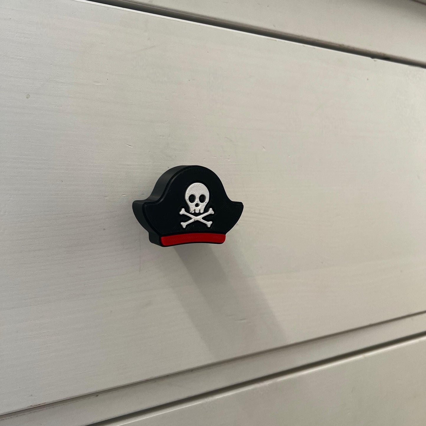 3D Printed Pirate Drawer Pulls: Nautical Kids Room Decor, Set of 8