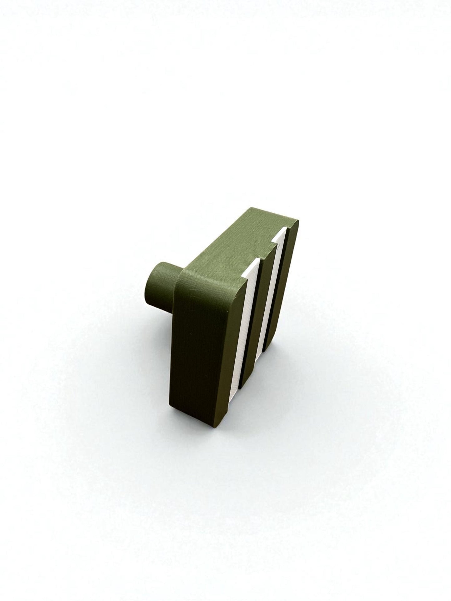 Striped Cabinet Knobs – Custom 3D Printed - Modern Colour Block Design