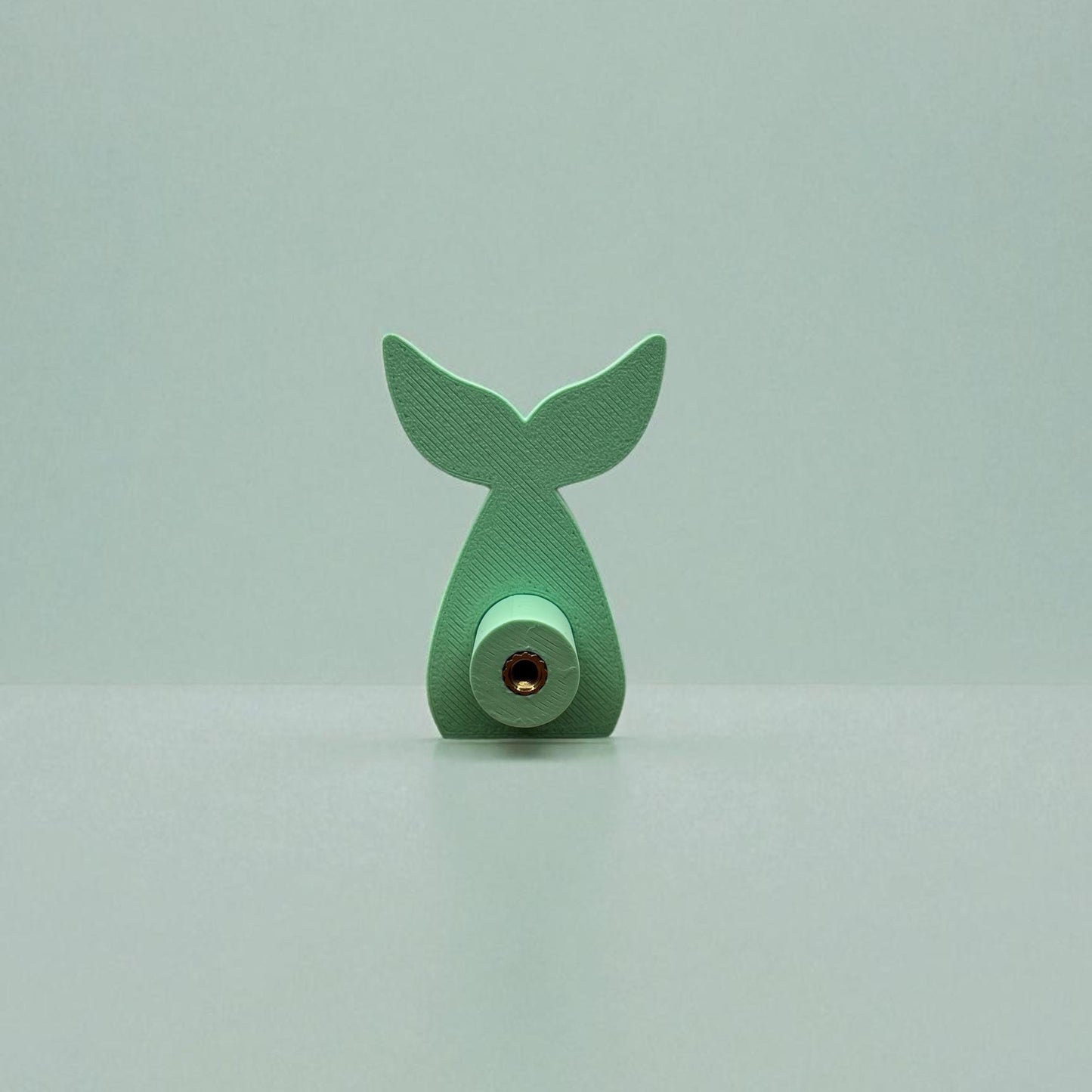3D Printed Mermaid Tail Drawer Pull: Mint Green Kids Room Decor