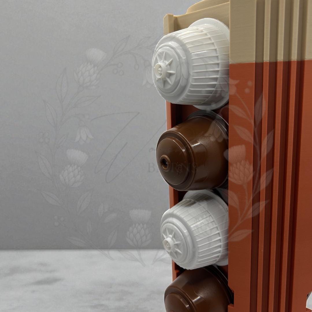 3D Printed Dolce Gusto Pod Holder: Coffee Organizer with Storage