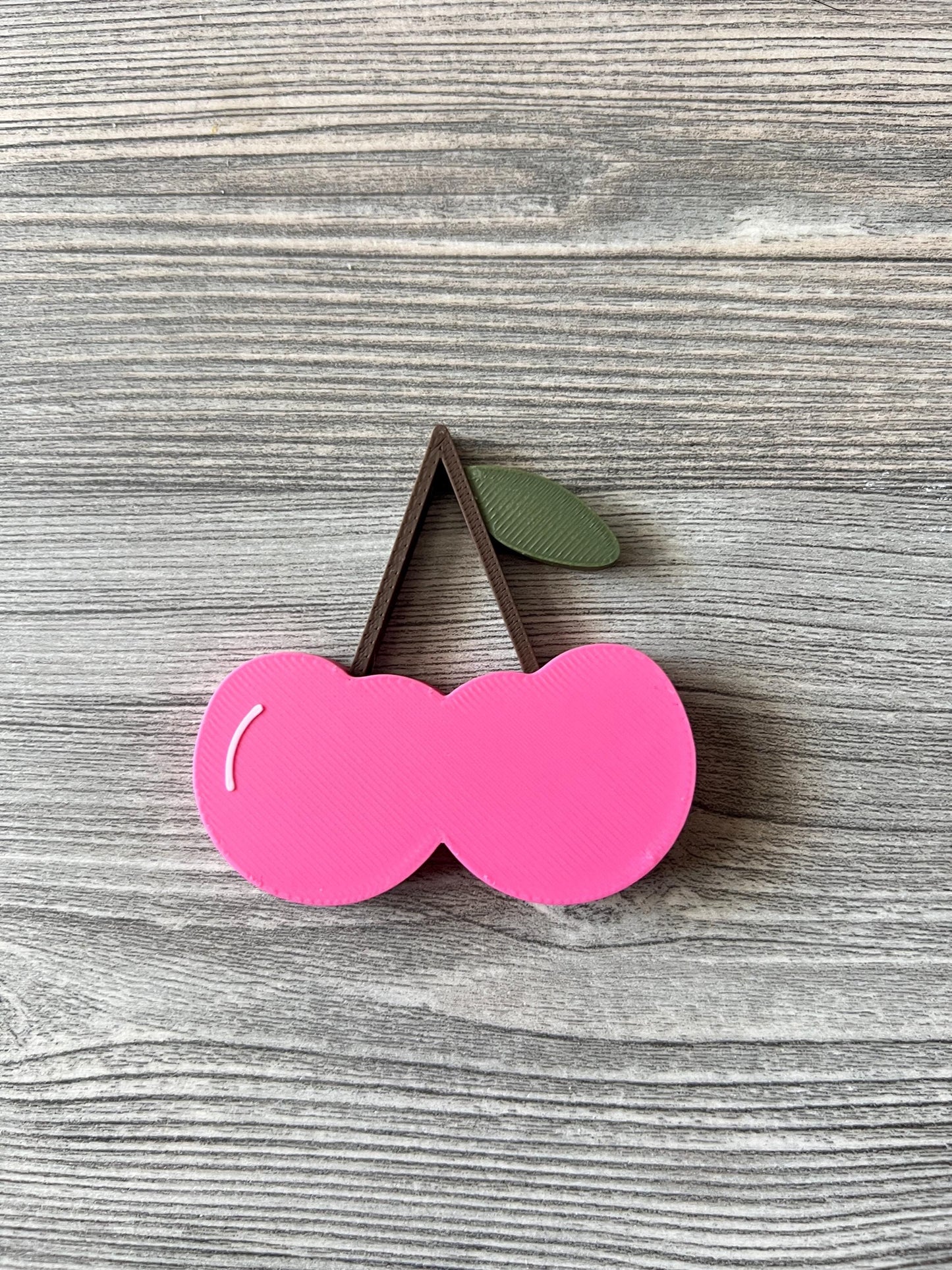Kawaii Cherry Drawer Knob - Pink Fruit Cabinet Handle | Quirky Furniture Accent
