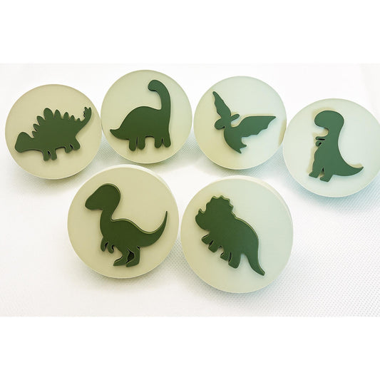 Dinosaur Drawer Pulls – Fun 3D Printed Dino Knobs for Kids’ Room Furniture & Nursery Decor