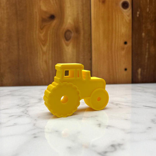Tractor Drawer Pull | 3D Printed Yellow Farm Knob for Kids' Furniture | Cute Nursery Cabinet Handle