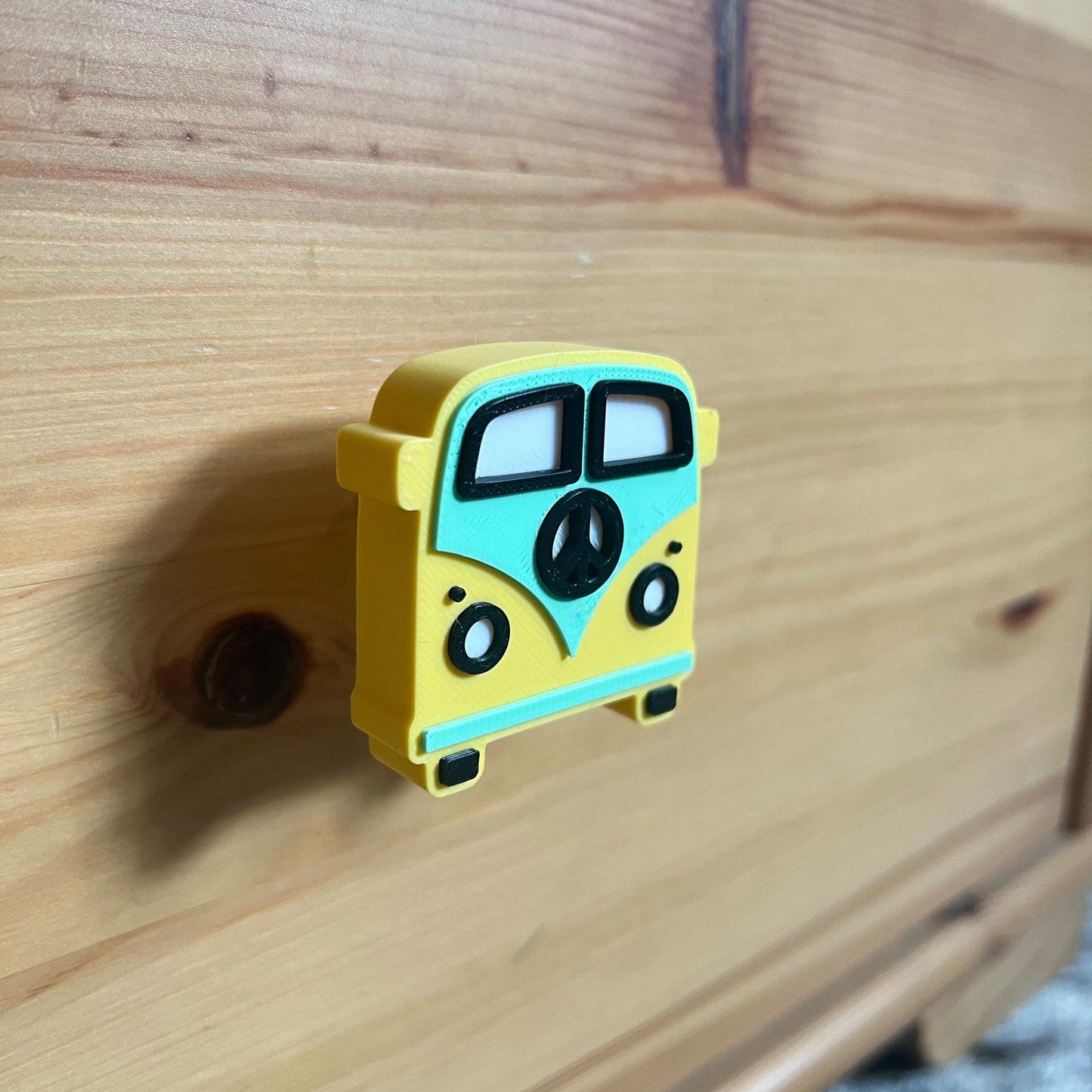 3D Printed Retro Van Drawer Knobs: Hippie Bus Decor