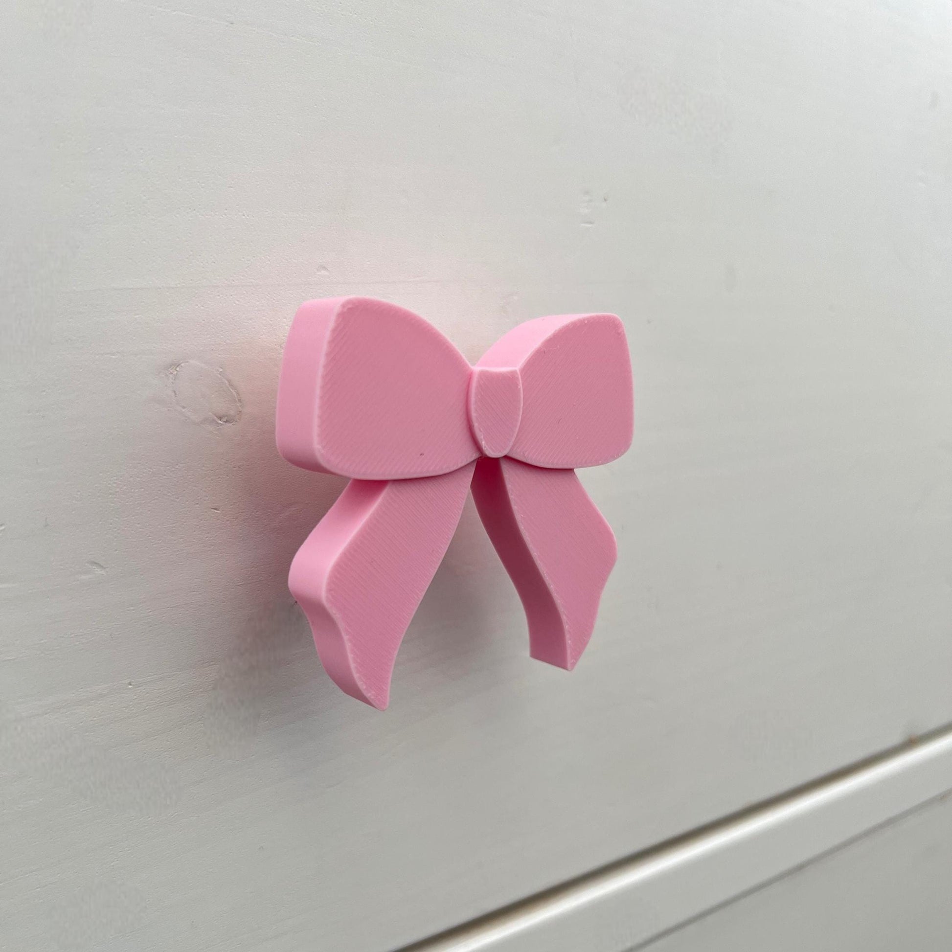 3D Printed Bow Drawer Pulls: Colorful Nursery & Kids Room Decor
