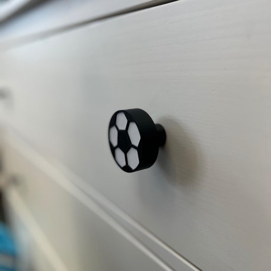 3D Printed Sports Ball Drawer Knobs: Kids Room Decor, PLA Handles