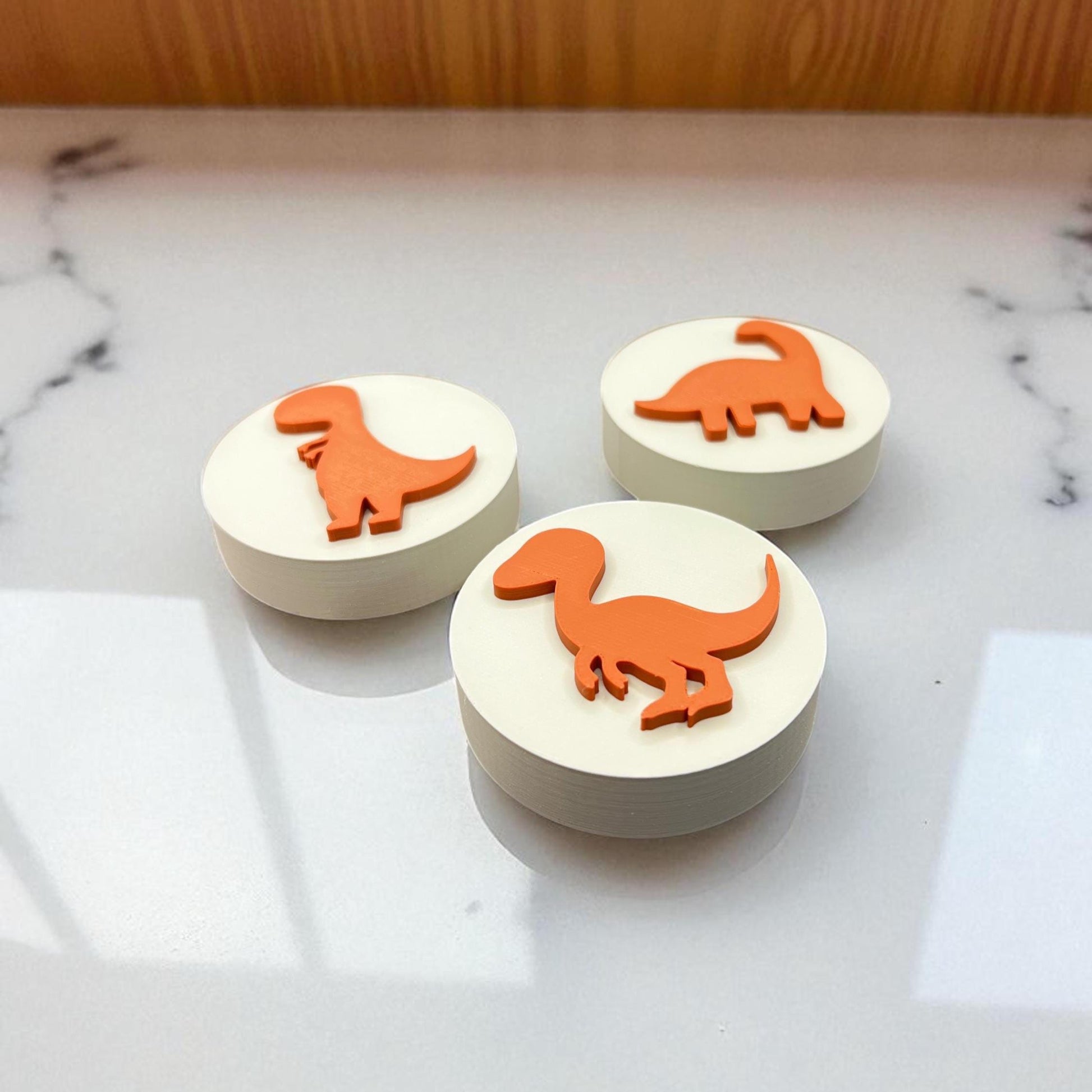 Dinosaur Drawer Pulls – Fun 3D Printed Dino Knobs for Kids’ Room Furniture & Nursery Decor