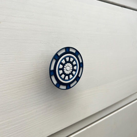 3D Printed Sci-Fi Drawer Pull: Arc Reactor Style Cabinet Knob